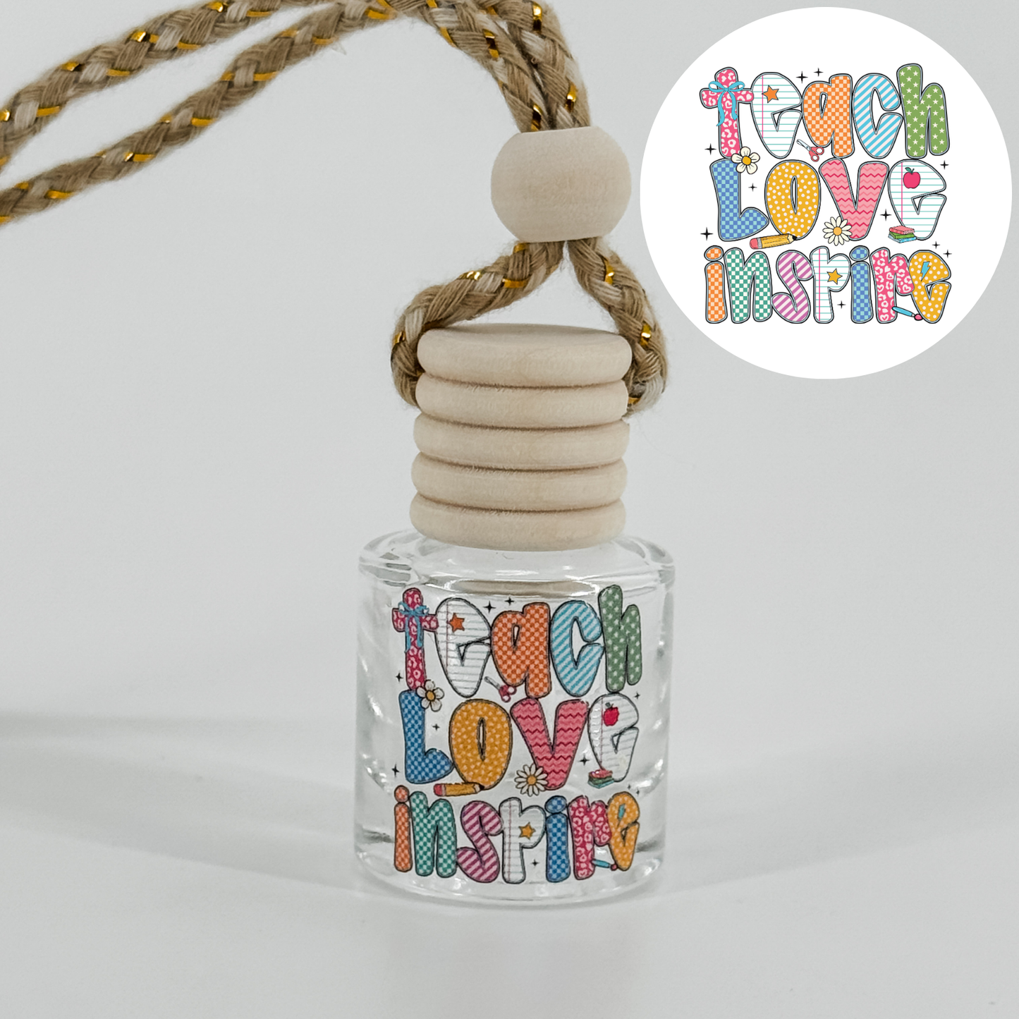 Teach, Love, Inspire Car Diffuser