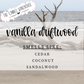 Vanilla Driftwood 8 oz Candle
