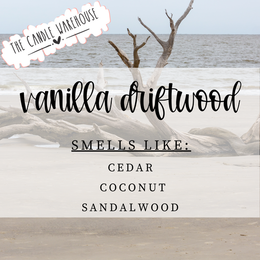 Vanilla Driftwood 4 oz Candle
