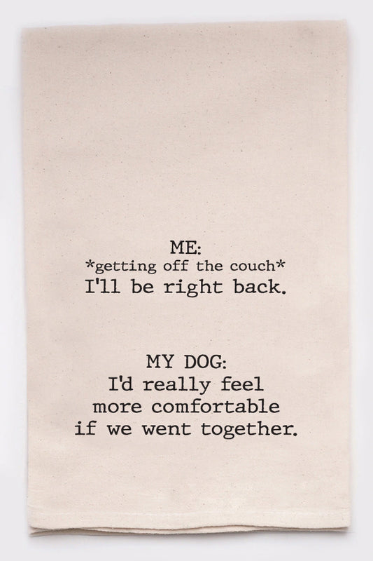 "Getting Off The Couch" Tea Towel