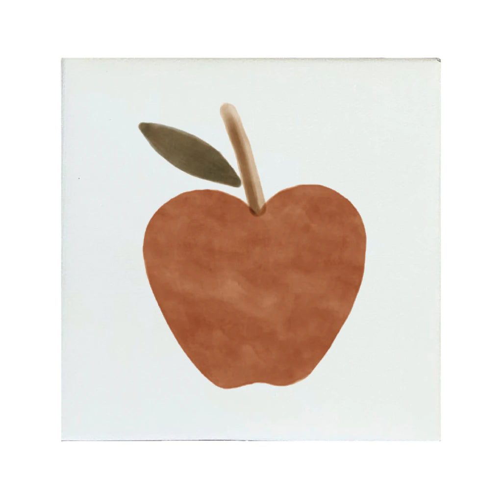 Red Apple Canvas Magnet