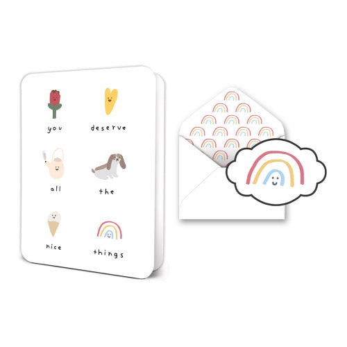 Deluxe Card Set- You Deserve Nice Things
