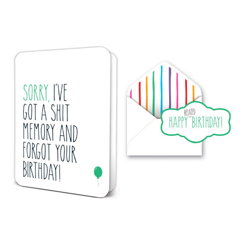 Deluxe Card Set - Forgot Your Birthday