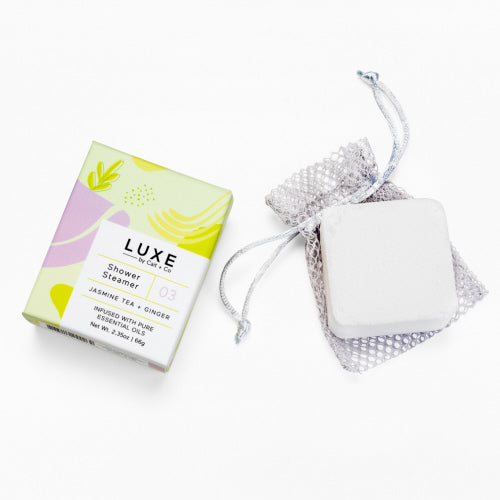 Luxe Shower Steamer - Jasmine Tea + Ginger