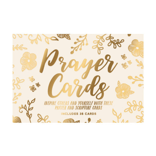 Prayer Cards Gold