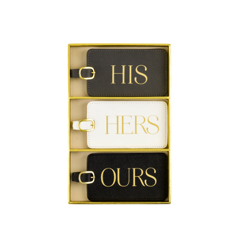 His, Hers, Ours- Luggage Tag Set